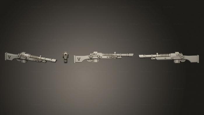 Оружие (Пистолет 04, WPN_0436) 3D модель для ЧПУ станка