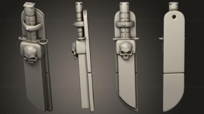 Weapon (Knife, WPN_0447) 3D models for cnc