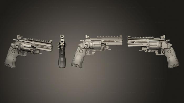 Оружие (Тяжелый револьвер Константина, WPN_0448) 3D модель для ЧПУ станка