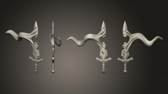 Weapon (Sword ghost standalone, WPN_0481) 3D models for cnc