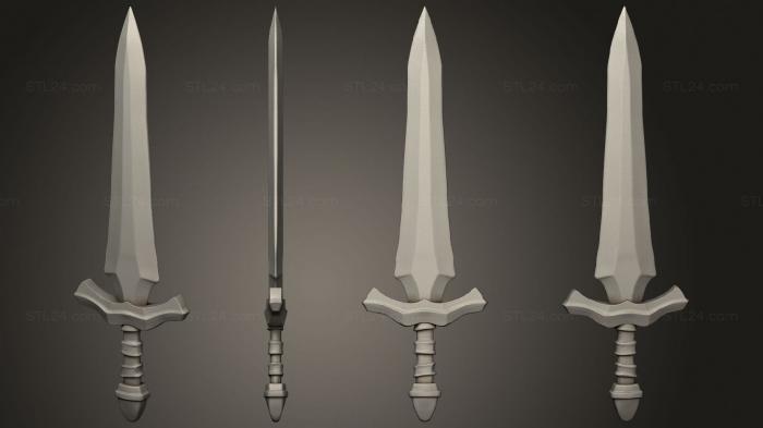 Weapon (Sword standalone, WPN_0483) 3D models for cnc