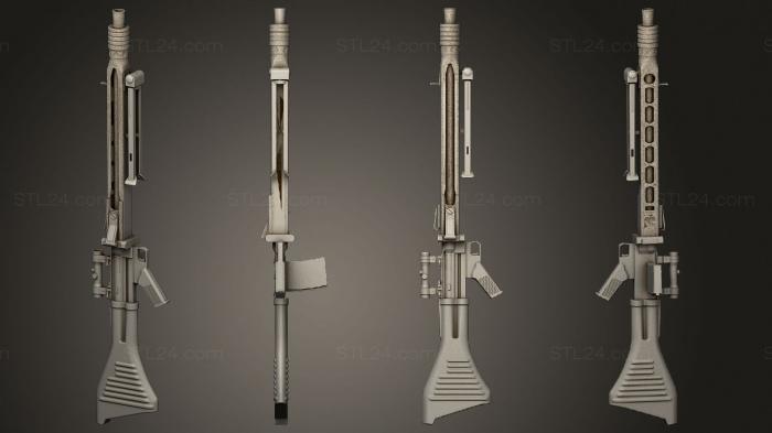 Оружие (Бластерная винтовка Valken x 38, WPN_0500) 3D модель для ЧПУ станка