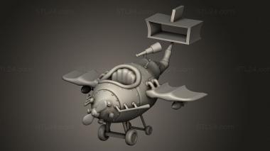 Weapon (Dastardly And Muttley Machines ZILLY PLANE, WPN_0549) 3D models for cnc