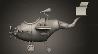 Weapon (Dastardly And Muttley Machines ZILLY PLANE, WPN_0549) 3D models for cnc