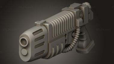 Weapon (Weapons upd plasma gun bare, WPN_0571) 3D models for cnc