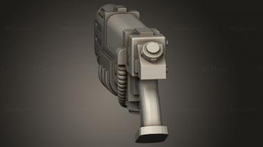 Weapon (Weapons upd plasma gun bare, WPN_0571) 3D models for cnc