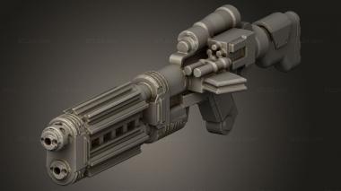 Weapon (Imperial Blaster DLT, WPN_0598) 3D models for cnc