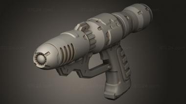 Weapon (gun laser, WPN_0662) 3D models for cnc