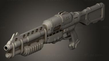 Weapon (rifle shotgun, WPN_0682) 3D models for cnc