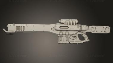 Weapon (rifle sniper, WPN_0685) 3D models for cnc