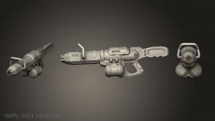 Оружие (WPN_0691) 3D модель для ЧПУ станка