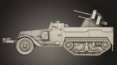 Weapon (RUSSIA VEHICLES HALF TRACK AND CREW, WPN_0704) 3D models for cnc