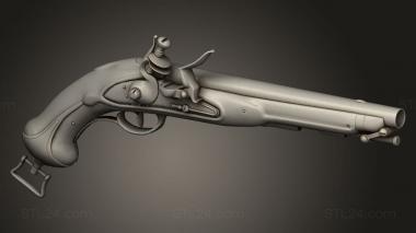 Weapon (Gun Old Flintlock, WPN_0751) 3D models for cnc