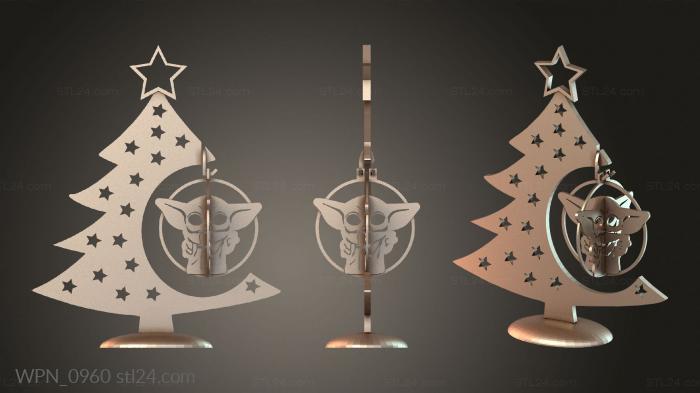 Grogu Mandalorian Bauble