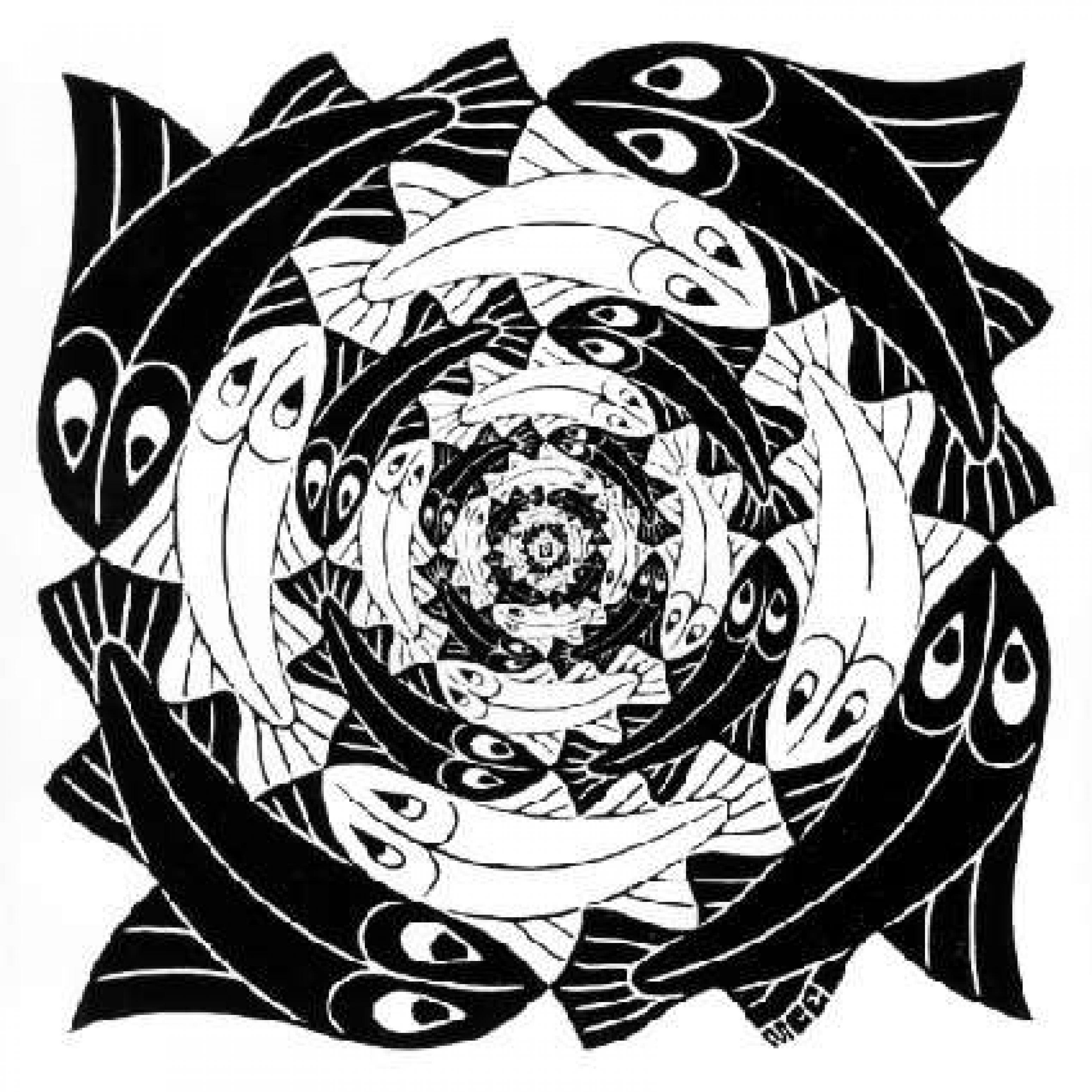 композиция метаморфозы. мауриц корнелис эшер. мауриц корнелис эшер metamorphosis ii. эшер рыбы метаморфозы. мауриц эшер.