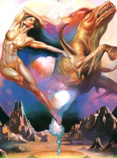 Картины бориса валеджио фото Boris Vallejo - BORIS VALLEJO-0852 - 3D model 3DSMAX / OBJ / STL 3D модель для Ч